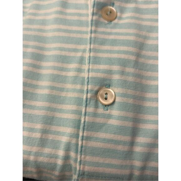 Peter Millar Men's Polo Shirt Golf Club Embroidery size L Stretch - Picture 8 of 8